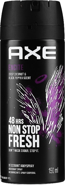 AXE DEO SPRAY EXCITE 150 ML CASE PK 6 ( Mstr Case Pk 12X6 )