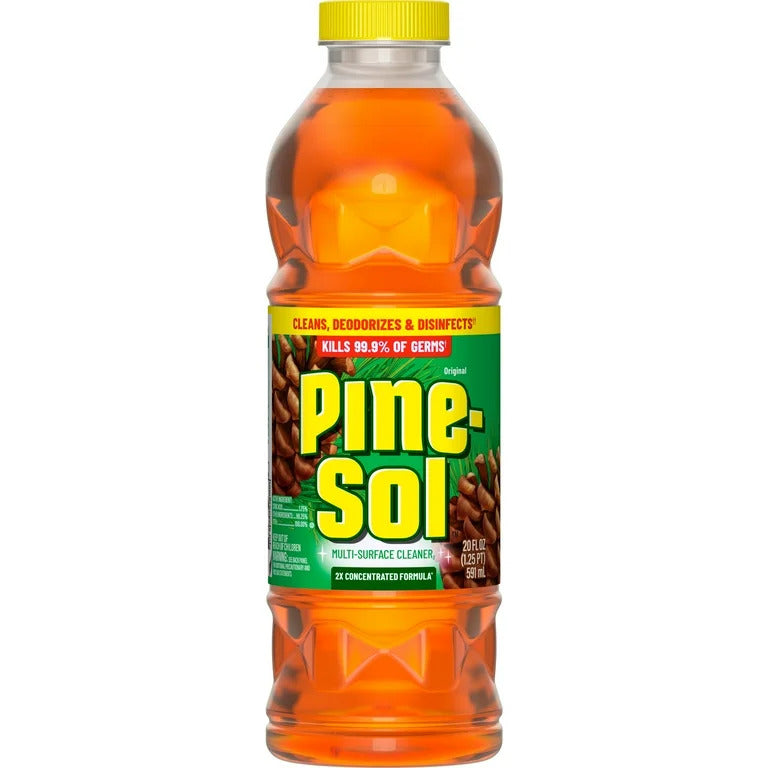 PINE SOL MULTI-SURFACE CLEANSER ORGIGINAL 20 OZ CASE PK 8