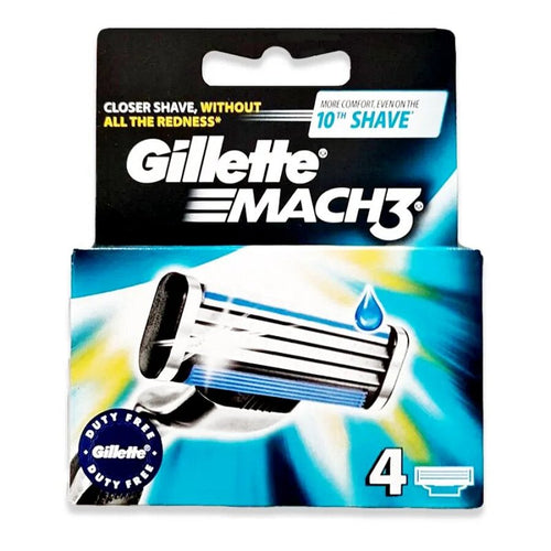GILLETTE MACH3 BLADE 4CT CASE PK 10