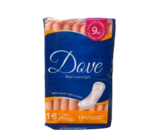 DOUE MAXI OVERNIGHT SIZE 4 16CT CASE PK 12