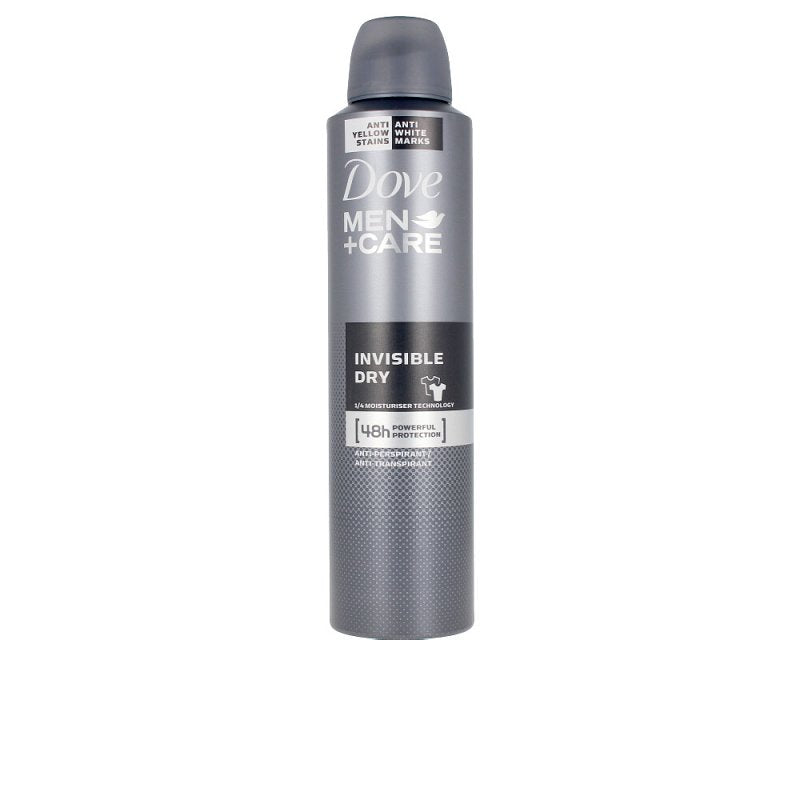 DOVE DEO SPRAY MEN INVISIBLE DRY 250 ML CASE PK 12