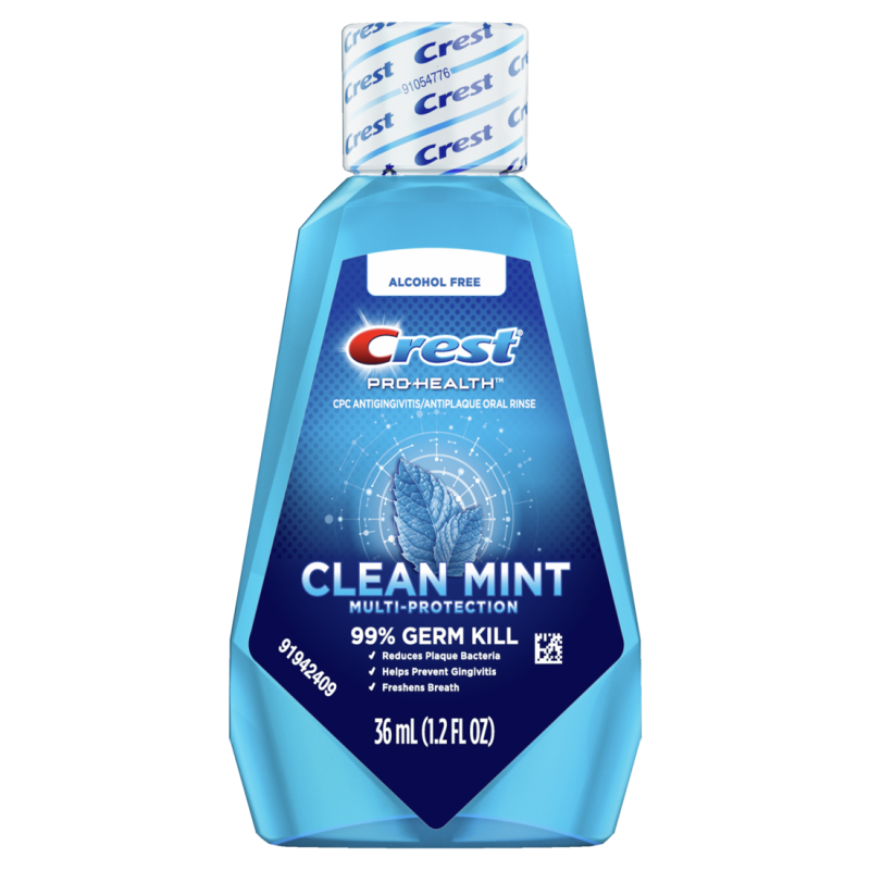 Crest Pro Health Multi Protection Clean Mint 36 mL (1.2 fl oz) CASE PK 48