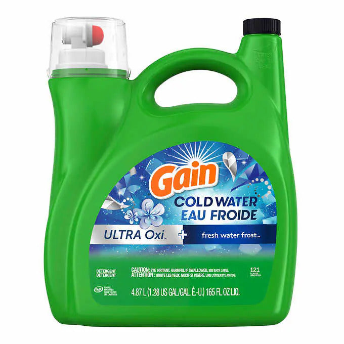 GAIN LIQUID COLD WATER+OXI FRESH WATER FROST 165 OZ CASE PK 4