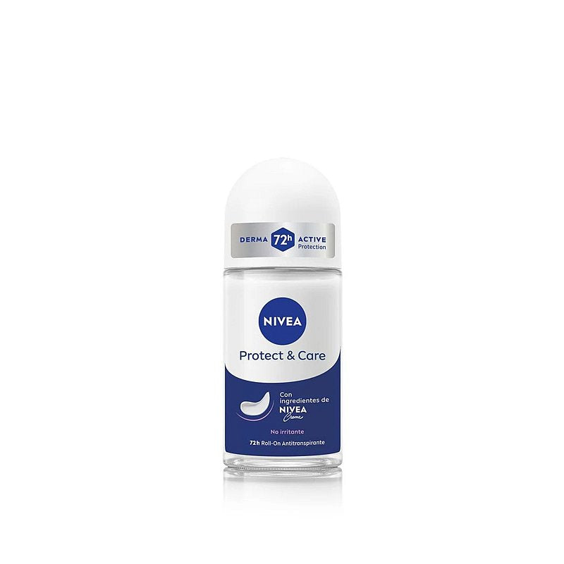 NIVEA DEODORANT ROLL ON PROTECT  &amp; CARE 50 ML CASE PK 6