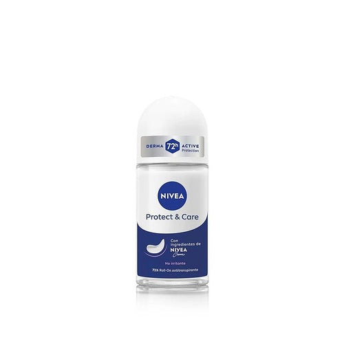 NIVEA DEODORANT ROLL ON PROTECT  & CARE 50 ML CASE PK 6