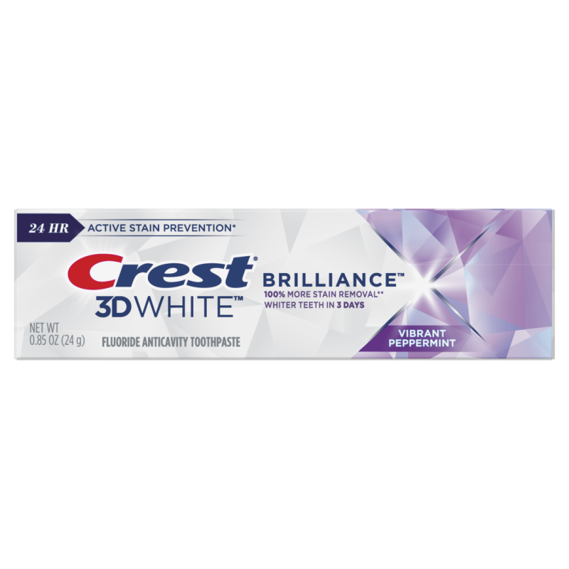Crest 3D White Brilliance Advanced Stain Protection  Peppermint 0.85oz CASE PK 36
