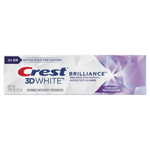 Crest 3D White Brilliance Advanced Stain Protection  Peppermint 0.85oz CASE PK 36