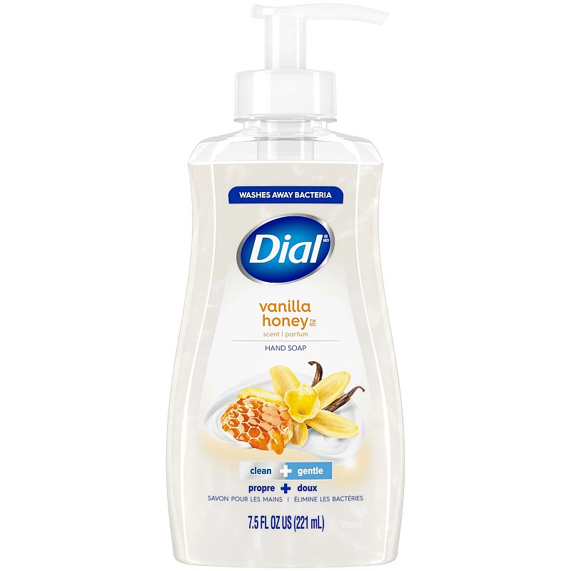 DIAL HAND SOAP VANILLA HONEY 7.5 OZ CASE PK 12