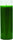 TRADITIONAL LIGHT CANDLE CLEAR GLASS GREEN 8 INCH CASE PK 12
