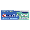 Crest + Scope Complete Whitening Toothpaste, Minty Fresh, .85 oz, CASE PK 36