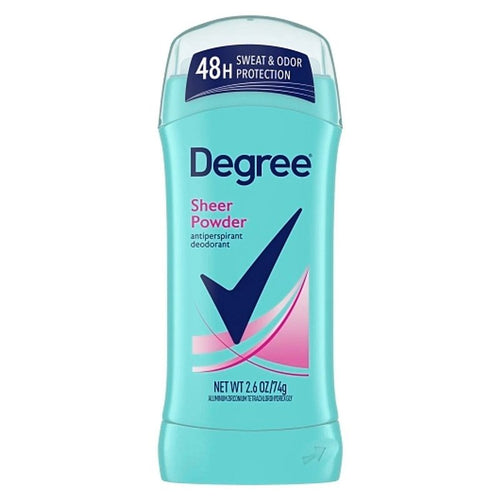 DEGREE Sheer Powder Invisible Solid for Women 2.6 oz CASE PK 12