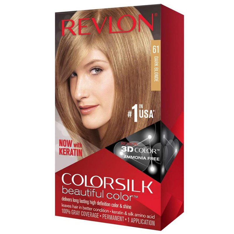 REVLON # 61 DARK BLONDE CASE PK 12