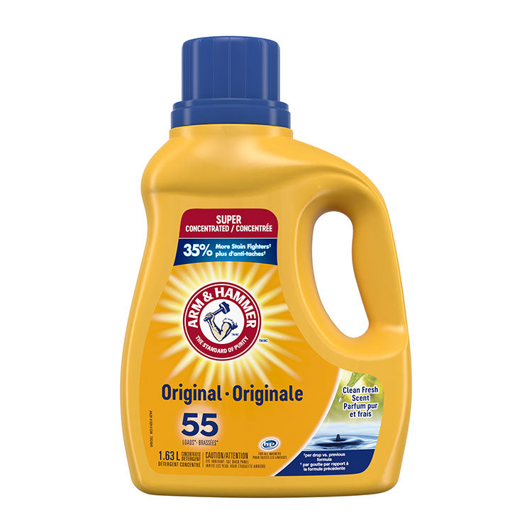 Arm & Hammer Original CL Fresh Scent LQ Laundry Dtr  55.1oz/1.63L CASE PK 6
