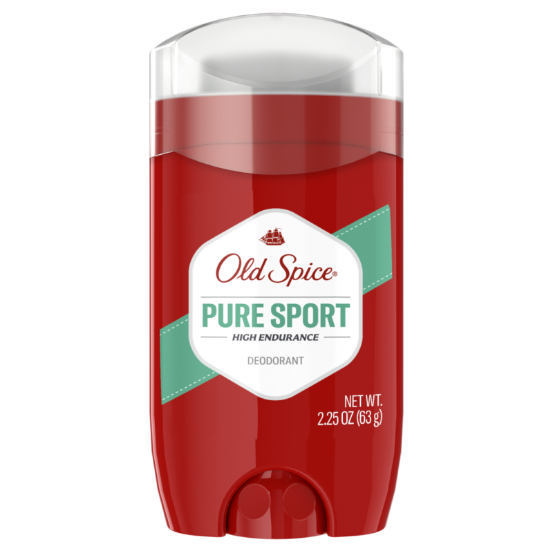 Old Spice High Endurance Deo for Men, Aluminum Free, Pure Sport Scent, 2.25 oz CASE PK 12