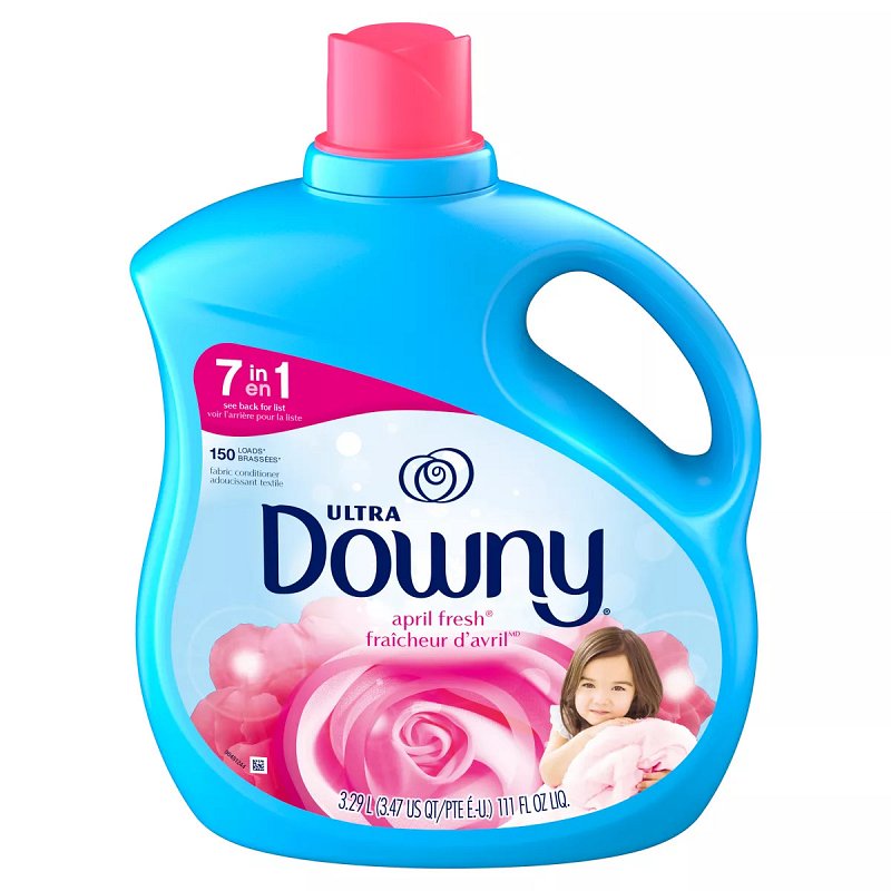 Downy Ultra Laundry Liquid Fabric Softener , April Fresh, 111 fl oz CASE PK 4