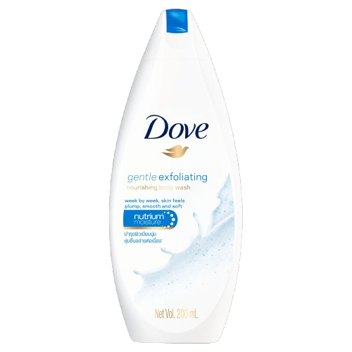 DOVE BODY WASH EXFOLIANT 200 ML CASE PK 24
