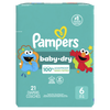PAMPERS BABY DRY SIZE 6  JUMBO 21 CT-CASE PK 4