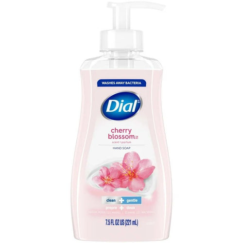 DIAL HAND SOAP CHERRY BLOSSOM & ALMOND 7.5 OZ CASE PK 12