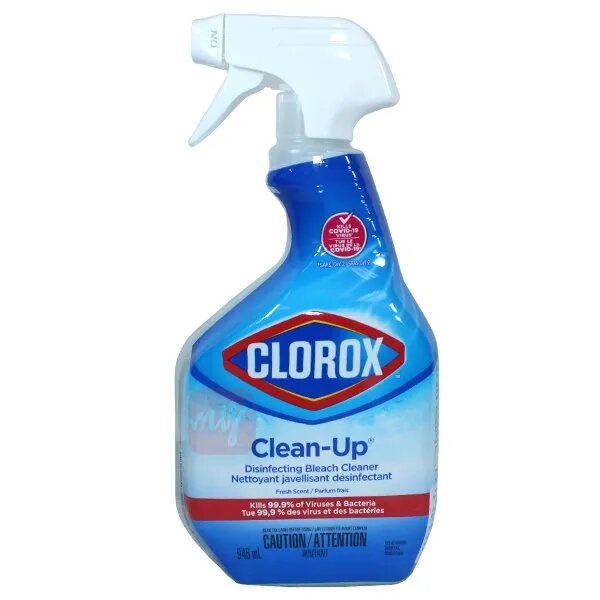 CLOROX  BLEACH TRIGGER CLEAN UP FRESH SCENT 946ML/32.OZ CASE PACK  9