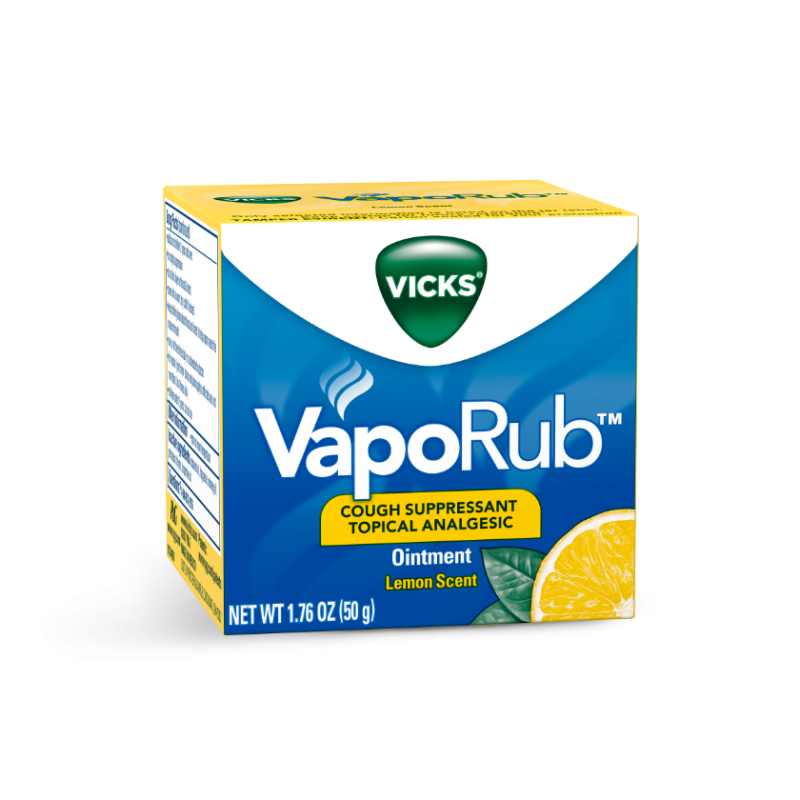 VICKS VAPORUBLEMON SCENTED COUGH OINTMENT 1.7OZ/50G CASE PK 36