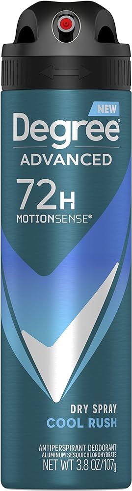 DEGREE MEN DEO SPRAY COOL RUSH 3.8 OZ  CASE PACK 12