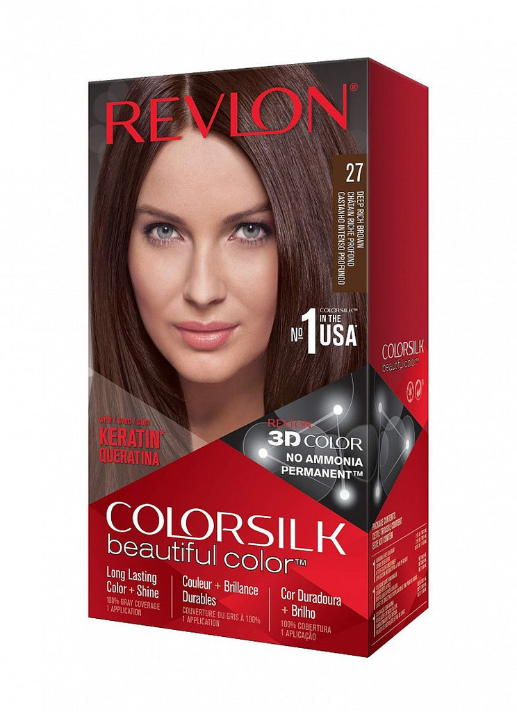 REVLON # 27 DEEP RICH BROWN CASE PK 12