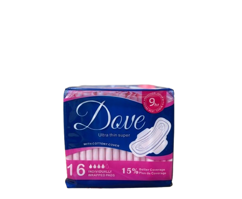 DOUE ULTRA THIN SUPER SIZE 4 WITH WINGS 16CT CASE PK 12