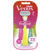 GILLETTE VENUS RAZOR DISPOSABLE WOMEN TROPICAL 3CT CASE PK 4
