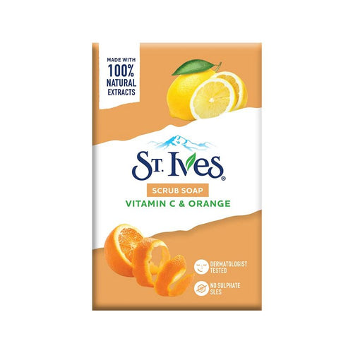 ST. IVES BAR SOAP VITAMIN C & ORANGE 4/100GR  CASE PK 36