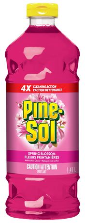 PINE-SOL CLEANER SPRING BLOSSOM  47.OZ-1.4 LTR CASE PK 8