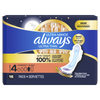 ALWAYS ULTRA THIN OVERNIGHT PADS WITH WINGS, SIZE 4,16 CT CASE PK 12