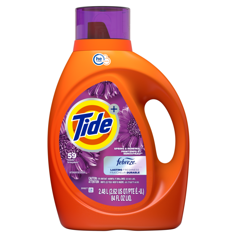 TIDE LQ LAUNDRY HE FBRZ SPRING & RENEWAL 84 OZ CASE PK 4
