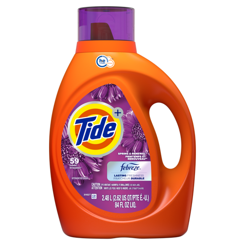 TIDE LQ LAUNDRY HE FBRZ SPRING & RENEWAL 84 OZ CASE PK 4