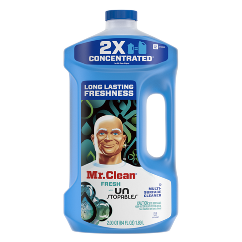 MR.CLEAN  MULTI SURFACE CLEANER UNSTOPABLES   SCENT 64 OZ CASE OF 4