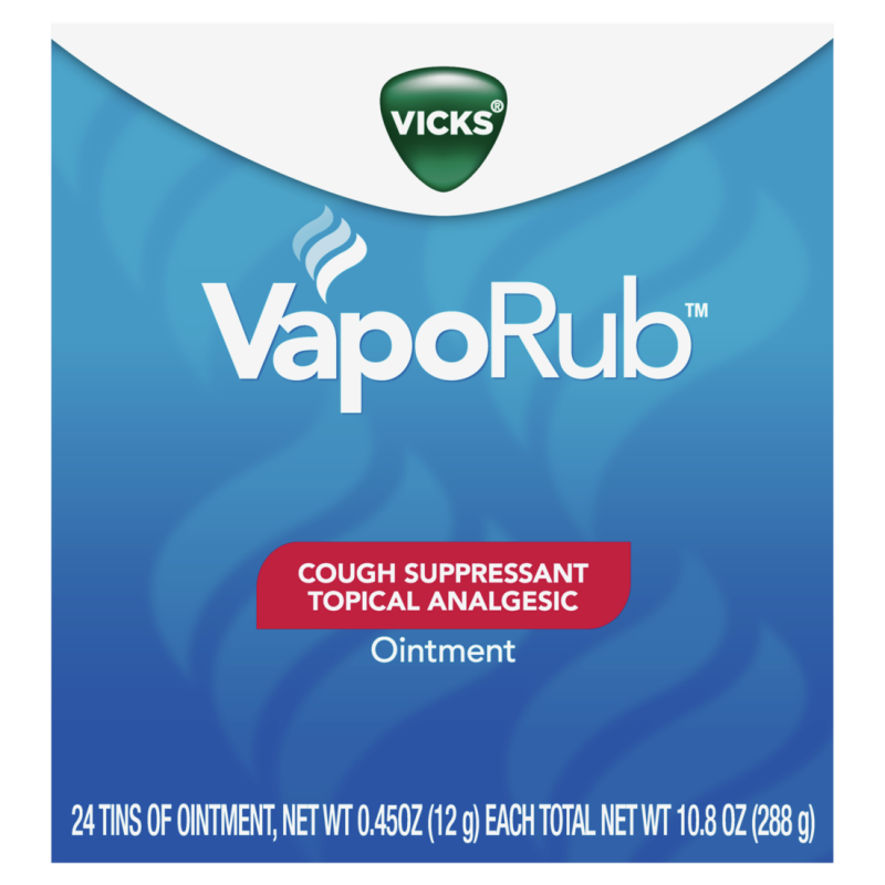 VICKS VAPORUB TINS  0.45 OZ CASE PACK 24 (Master case of 12)