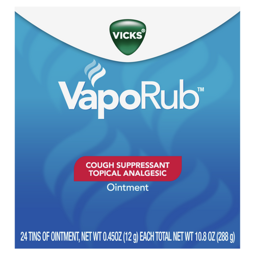VICKS VAPORUB TINS  0.45 OZ CASE PACK 24 (Master case of 12)