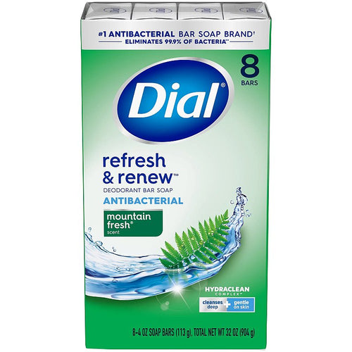 DIAL BAR SOAP 4oz. 8PACK MOUNTAIN FRESH CASE PK 4