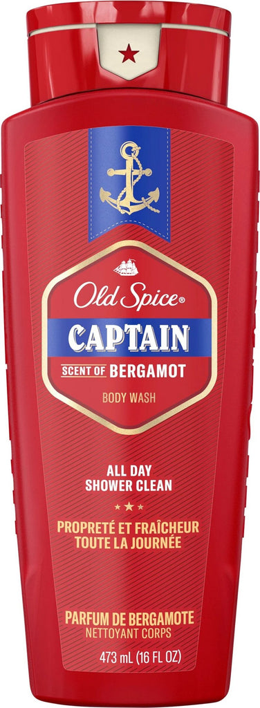Old Spice Red Collection Captain Scent Bergamot Body Wash 16.OZ CASE PK 4