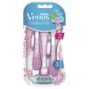 Gillette Venus Treasures Women's Disposable Razor, 3 Count CASE PK 4