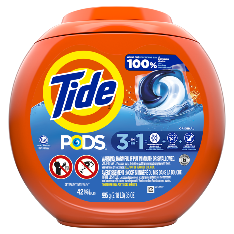 Tide Liquid PODS Original 42CT, CASE PK 4