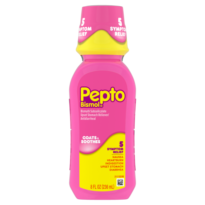 Pepto-Bismol Original Liquid  Upset Stomach & Diarrhea Relief 8 oz PK 12