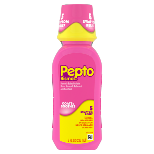 Pepto-Bismol Original Liquid  Upset Stomach & Diarrhea Relief 8 oz PK 12