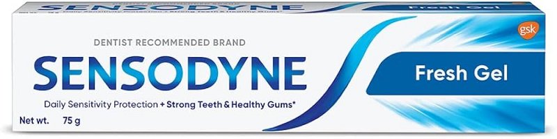 SENSODYNE TOOTHPASTE FRESH GEL 75ML/2.5 OZ CASE PK 72