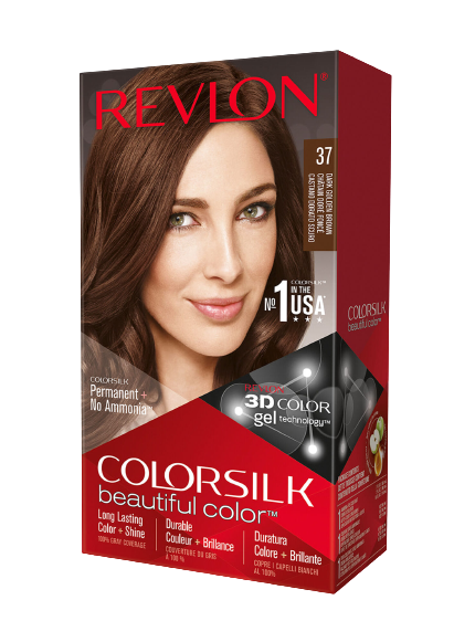 REVLON #37 DARK GOLDEN BROWN CASE PACK 12
