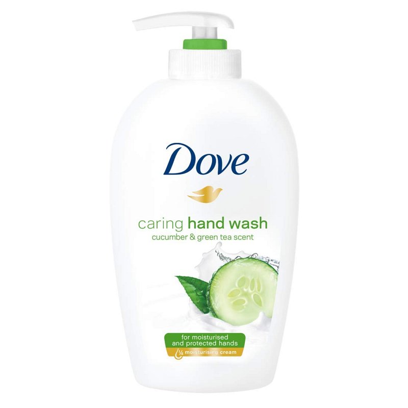DOVE LIQUID HAND WASH CUCUMBER W/PUMP 250 ML  CASE PACK OF 24