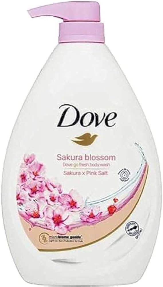 DOVE BODY WASH 1L SAKURA BLOSSOM, CASE PK 12