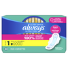 ALWAYS ULTRA  THIN  PADS WITH WINGS SIZE 1 22CT. CASE PK 12