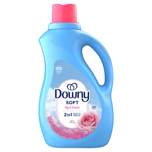Downy Fabric Softener Liquid (Fabric Conditioner), April Fresh Scent, 77 fl oz, CASE PK 4