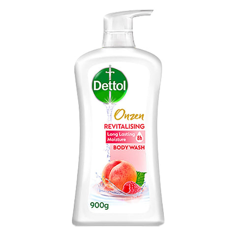 DETTOL BODY WASH PEACH REVITALISING 900G CASE PK 12