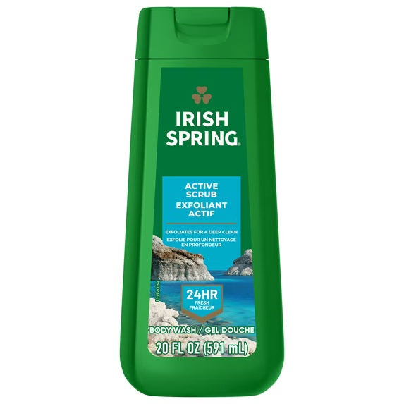IRISH SPRING BW 20oz DEEP ACTION SCRUB CASE PK  4